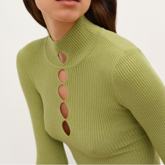 OTAJE | Cutout Knit Bodysuit - Picture 11 of 11